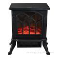 750 W/1500 W zweistufiger, breiter Luftauslass-Kaminheizer mit realistischem 3D-Flammeneffekt